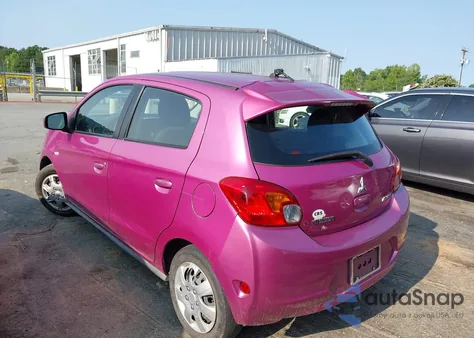 2015 Mitsubishi Mirage De/Rf из США, поврежденный, VIN ML32A3HJ0FH041004